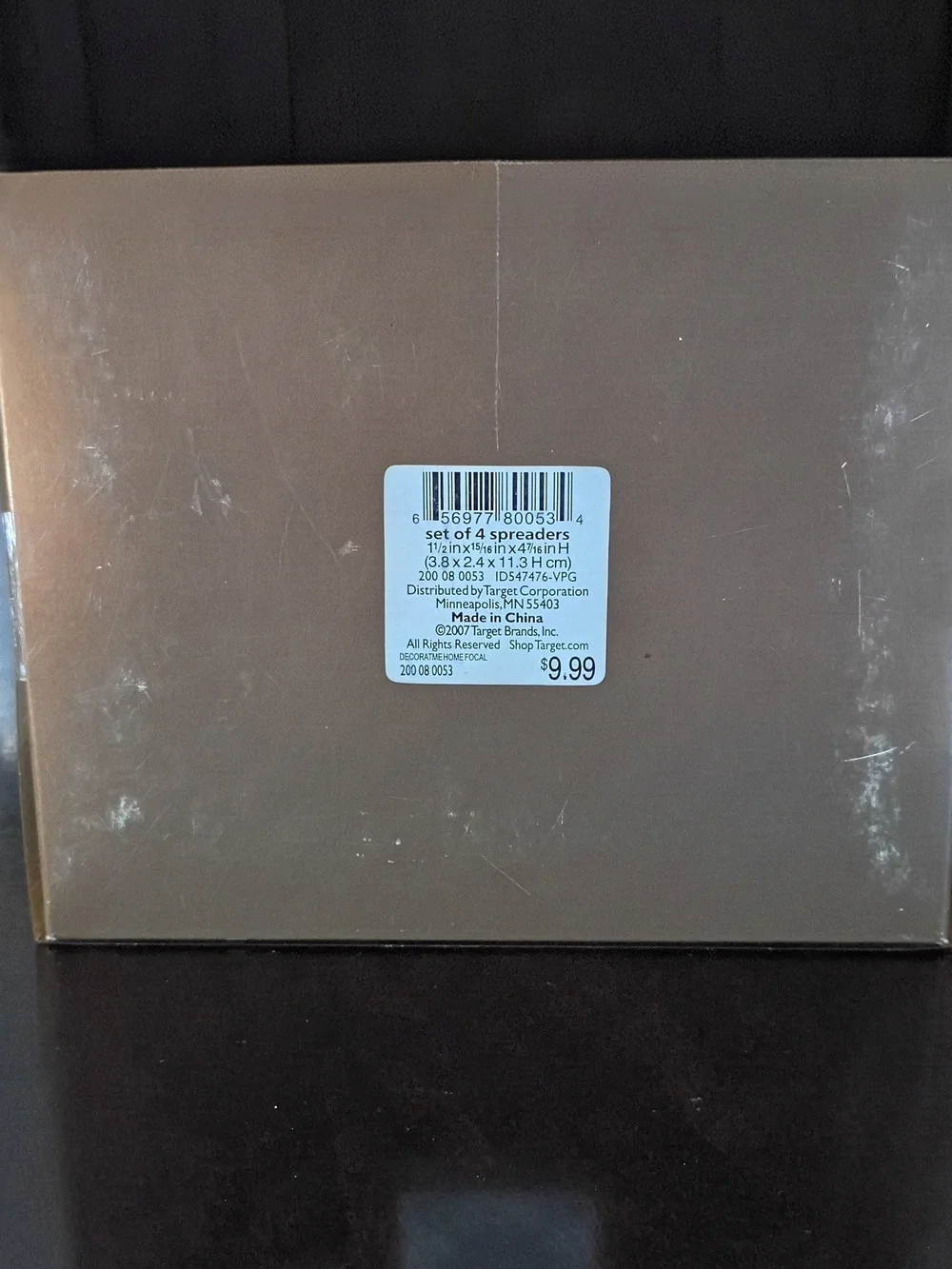 NIB Vintage 2007 Target Bird Cheese Spreaders